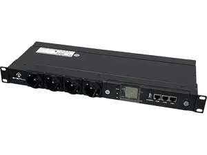 AVIZIO POWER PZZ-8C13-4EU 19 collu viedais strādes sadales bloks ar 8x C13 un 4x CEE 7/5 ligzdām, enerģijas un vides monitoringu
