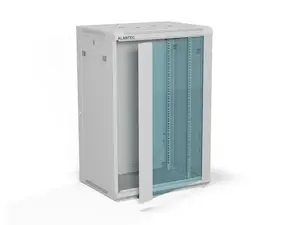 A-LAN 19-inch 18U Wall-Mounted Cabinet, Steel, Grey