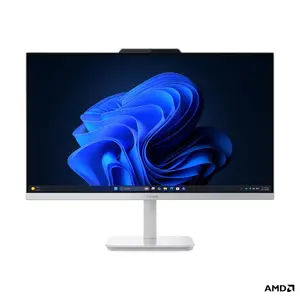 Lenovo A105 All-in-One PC, 23.8" FHD, AMD Ryzen 5, 8GB RAM, 256GB SSD, No OS, Gray