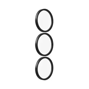 ER GLELARE Camera Lens Protector Rings for Samsung Galaxy S26, Black