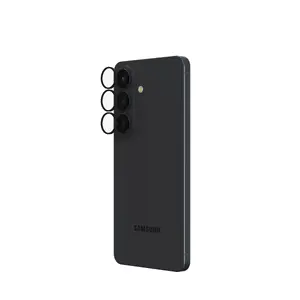 Защита для объектива камеры InvisibleShield Hoops для Samsung Galaxy S26, закаленное стекло, черный, 3 шт.