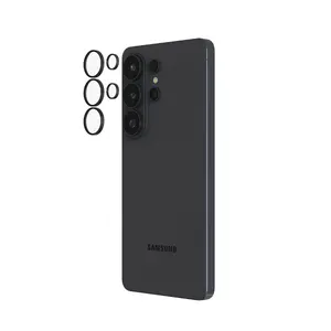 Защита для объектива камеры Zagg InvisibleShield Hoops для Samsung Galaxy S26 Ultra, закаленное стекло, черный, 3 шт.