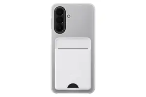 Samsung Card Slot Case vāciņš Galaxy A27 5G viedtālrunim, gaiši pelēks