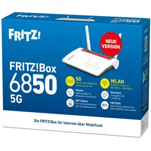 AVM FRITZ!Box 6850 5G v2 Router with 5G and LTE Support