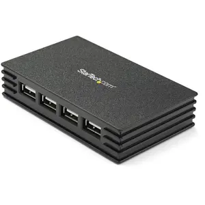 StarTech.com 4 Port Black USB 2.0 Hub - TAA