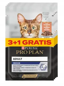 Влажный корм для кошек Nestle Pro Plan с лососем, упаковка 4x85 г