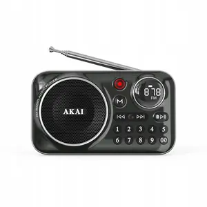 AKAI APR-500 Portable Radio, Black