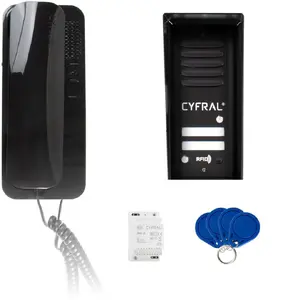 CYFRAL COSMO 2 Intercom black panel