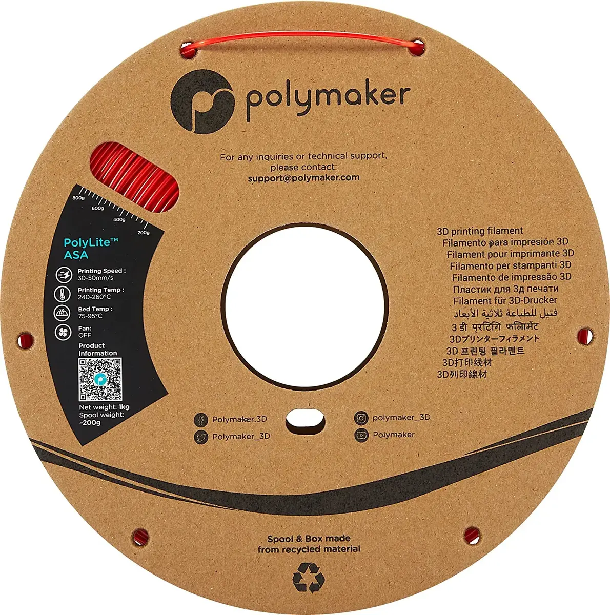 Polymaker PF01004 3D printing material PF01004 Photo 3