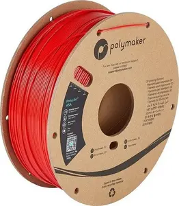 HP POLY PolyLite ASA 3D Printing Filament, 1.75 mm, 1 kg, Red