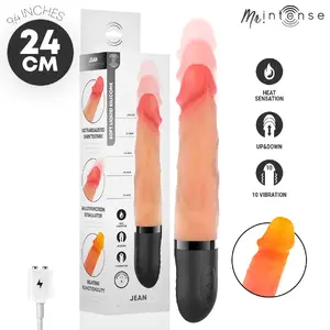 MR INTENSE - JEAN UP&DOWN VIBRATOR WITH HEAT EFFECT 24 CM -Ø- 3.8 CM