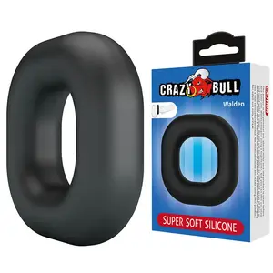 CRAZY BULL - WALDEN SUPER SOFT SILICONE COCK RING BLACK