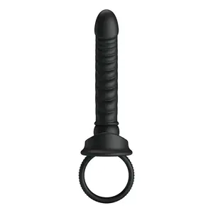 PRETTY LOVE - MERRITT ANAL VIBRATOR WITH RING AND VIBRATION BLACK