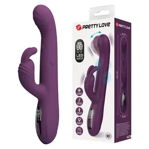 PRETTY LOVE - DEE MULTIFUNCTION RABBIT VIBRATOR OSCILLATING AND PERCUSSION PURPLE