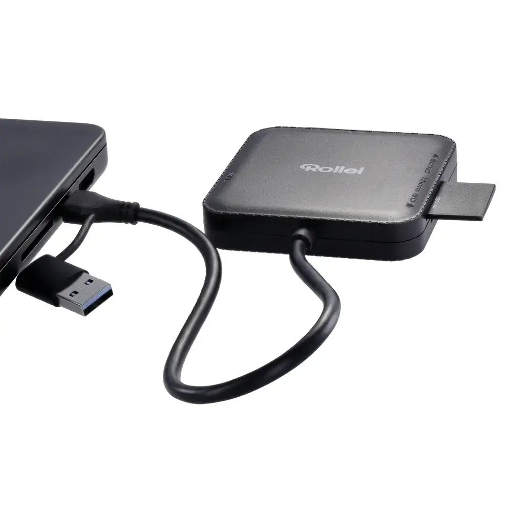 Rollei 25102 USB 3.0 Type-A/Type-C Card Reader Photo 6