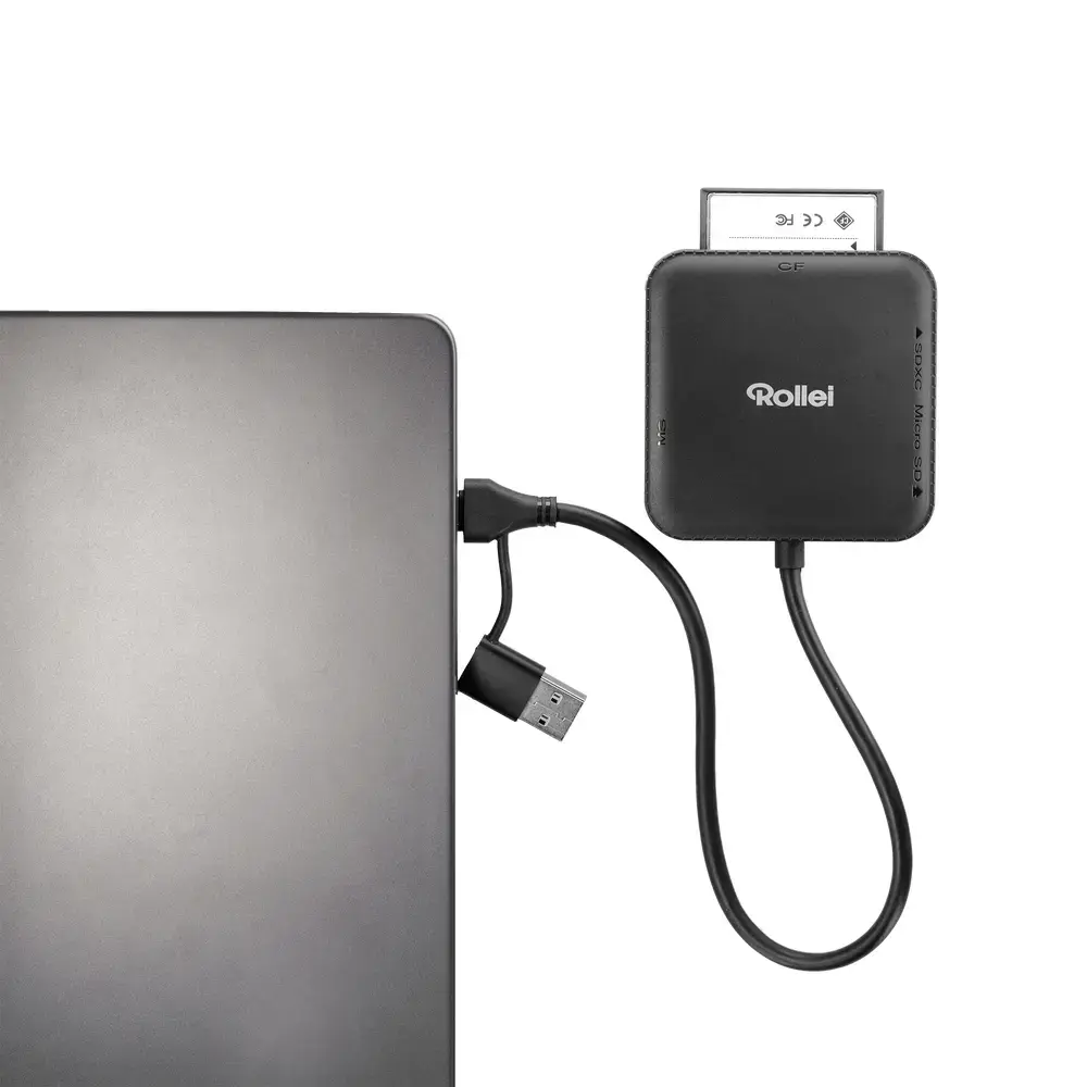 Rollei 25102 USB 3.0 Type-A/Type-C Card Reader Photo 7