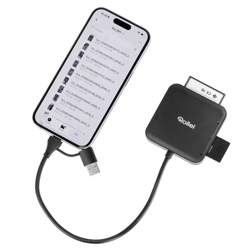 Rollei 25102 USB 3.0 Type-A/Type-C Card Reader Photo 10