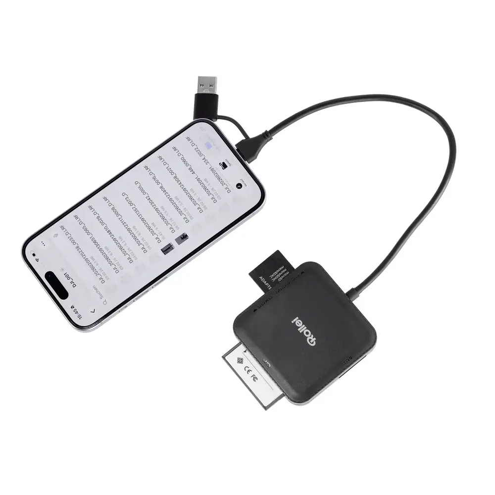 Rollei 25102 USB 3.0 Type-A/Type-C Card Reader Photo 11