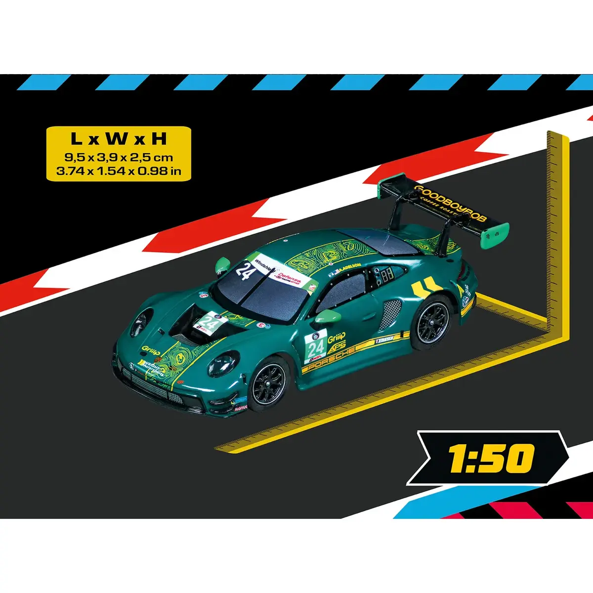 CARRERA HYBRID Porsche 911 GT3 R Wright Motorsports No.24 Photo 2