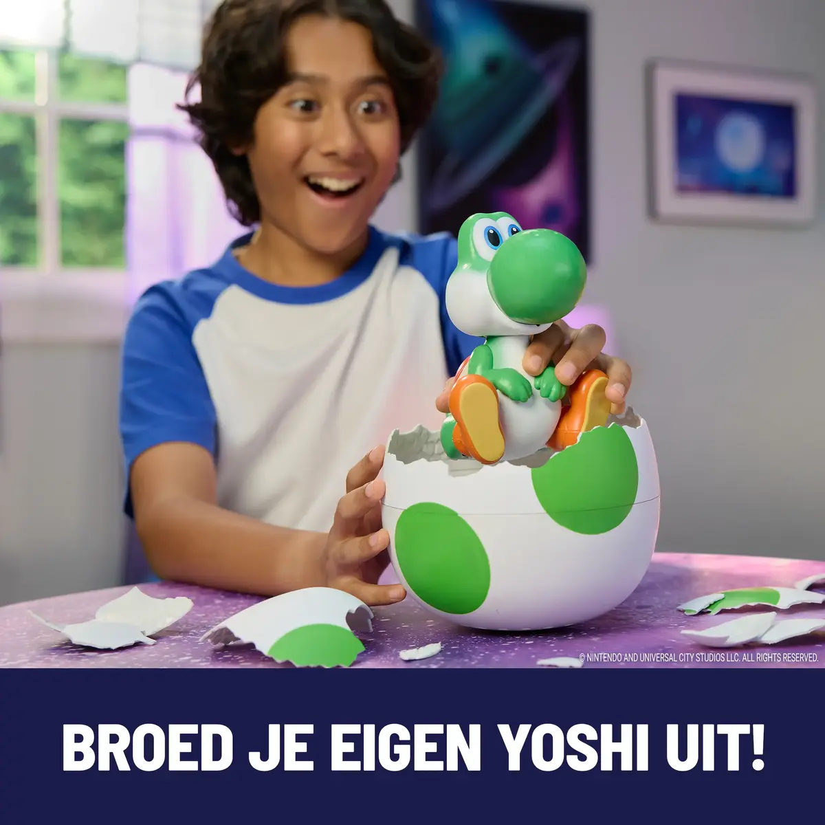 Интерактивная фигурка Spinmaster Super Mario Galaxy Hatchin’ Yoshi Photo 2