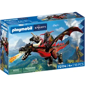 Playmobil 72114 Knights Black Dragon