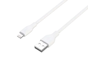 USB-A - Lightning cable DELTACO, 2m, white / IPLH-402-1 / 1903214