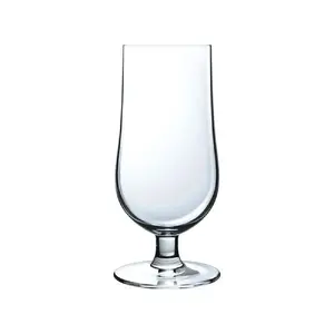 WELLS ALUS GLĀZE 380ML, UZ KĀJIŅAS, KRISTALĪNS, Arcoroc