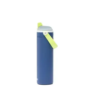 Kambukka Dupla Insulated 2-in-1 Water Bottle 600ml, Stainless Steel, Dark Blue