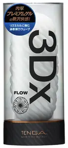 Многоразовый мастурбатор TENGA 3Dx FLOW с 3D рельефной текстурой