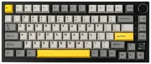 AK820 Pro Flying Fish Switch Keyboard Black-Gray-Yellow-3 Model RGB