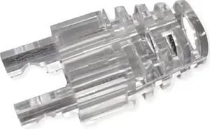 ROLINE Knickschutztülle für RJ-45, 10 St., für Durchgangs-Stecker 21.17.3146/.3147, transparent (12.01.1116)