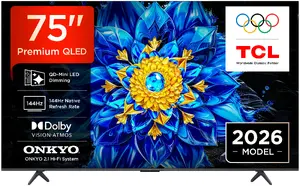 Телевизор TCL P8L 75P8L 75 дюймов 4K Ultra HD QLED Smart TV с QD-Mini LED и 3800 PPI