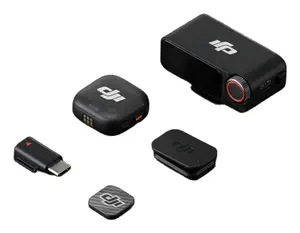 Беспроводная микрофонная система DJI Mic 3, 1 передатчик и 1 приемник, всенаправленный, 2.4 ГГц