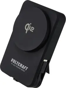 Voltcraft VC-Qi2 PD20W 8000 mAh ārējais akumulators ar USB-C un ātro uzlādi