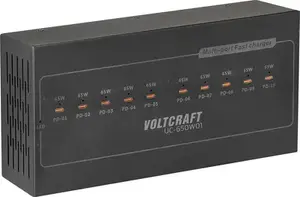 Зарядная станция Voltcraft UC-650W01 USB 650 Вт с поддержкой USB Power Delivery