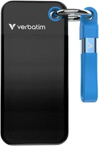 Dysk zewnętrzny SSD Verbatim Pocket 512GB Czarno-niebieski