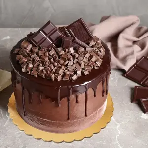 Lumarko Podkład pod tort, ciasto złoty okrągły 30 cm