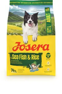JOSERA Sea Fish & Rice Dry Dog Food for Adult Dogs, 3kg