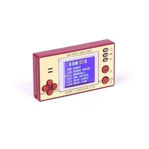 Портативная игровая консоль ORB Retro со 150 встроенными играми, ЖК-дисплей 1.8 дюйма, латунный/красный