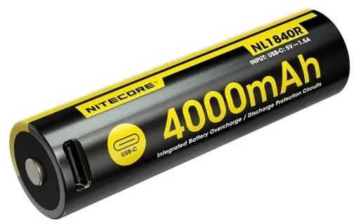 Nitecore 18650 uzlādējams litija jonu akumulators
