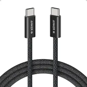 Кабель USB-C на USB-C Anker A8060H12 1.8 м 240 Вт черный