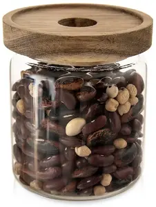 ORION Glass Storage Jar for Dry Goods with Lid and Seal 730 ml