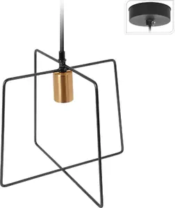 Lampa wisząca Intesi Lampa wisząca Gemo Intesi czarna