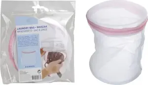 Mondex Round Laundry Bag 16x20cm White