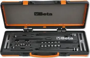 Набор двухзахватных съемников Beta Tools 1547/C6 с 6 шаровыми адаптерами