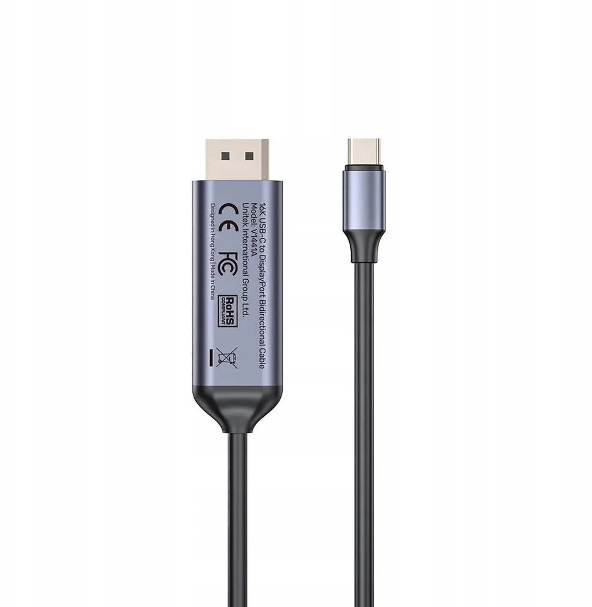 Unitek V1441AGY01 divvirzienu USB-C uz DisplayPort