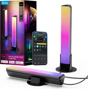 Govee H6056 Flow Plus RGBICWW viedās LED gaismas joslas ar WiFi, Bluetooth un Matter atbalstu