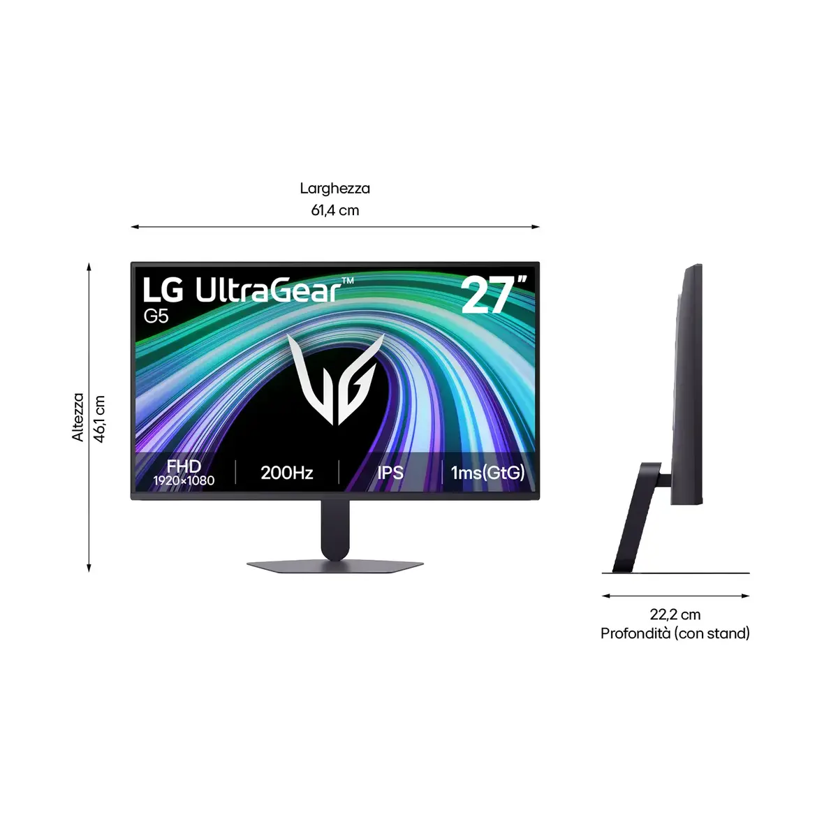 Игровой монитор LG UltraGear 27G523B-B 27" Full HD IPS Photo 7