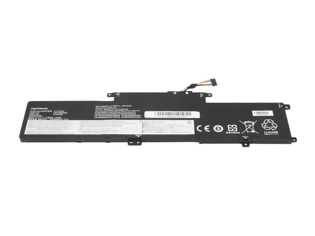 Movano BT/LE-L380 akumulators Lenovo ThinkPad Yoga L380 L390 Photo 3
