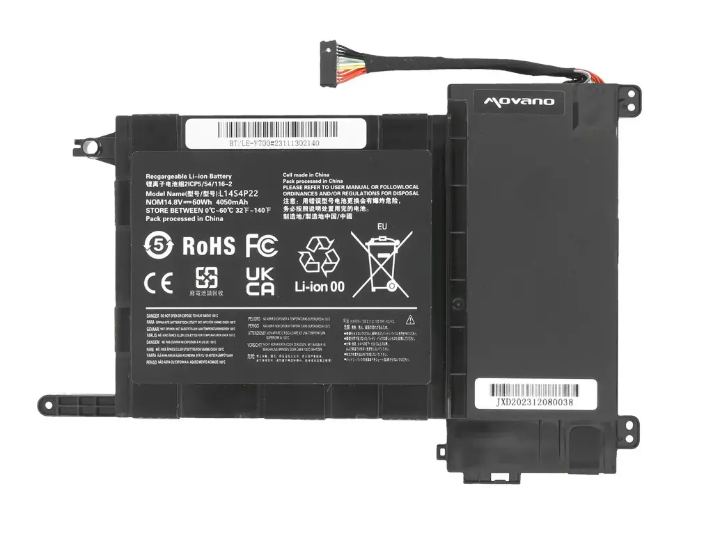 Аккумулятор Movano L14S4P22 для Lenovo IdeaPad Y700-15ISK Photo 5